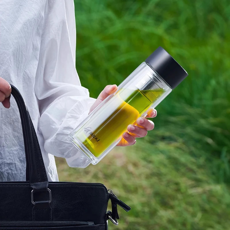 בקבוק תה מגנטי מזכוכית למים